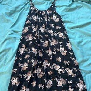 Papermoon Black and Tan Floral Dress